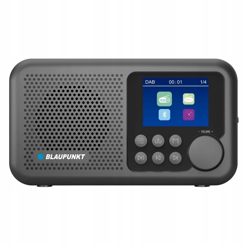 Radio przenośne Dab+ Blaupunkt DR8BK Bt Fm z Rds Akumulator Czarne Usb-c