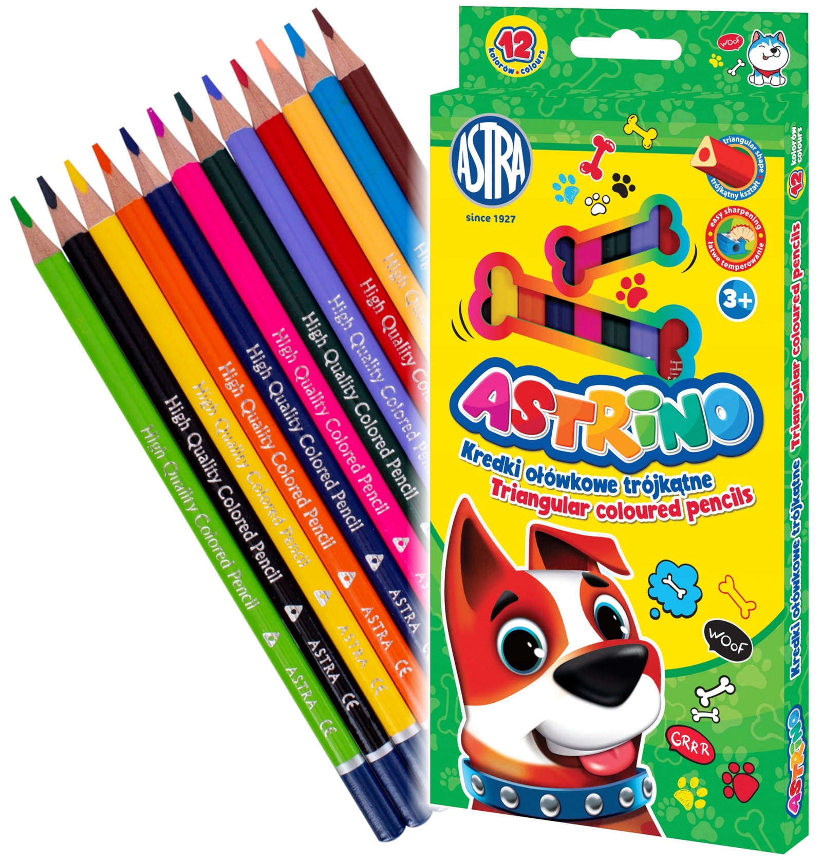 

Astra Astrino Kredki Ołówkowe Trójkątne