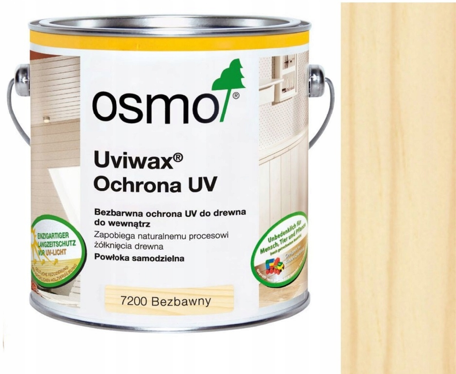 Osmo 7200 Uviwax Uv Ochrana 0,75L