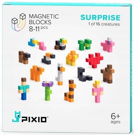 PIXIO KLOCKI MAGNETYCZNE SURPRISE 8-11 SZT