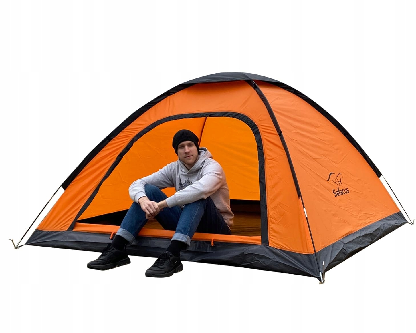 SAFACUS Namiot Kempingowy 3-4 Osobowy Lekki Wodoodporny Kopułowy Camping — miniatura 2