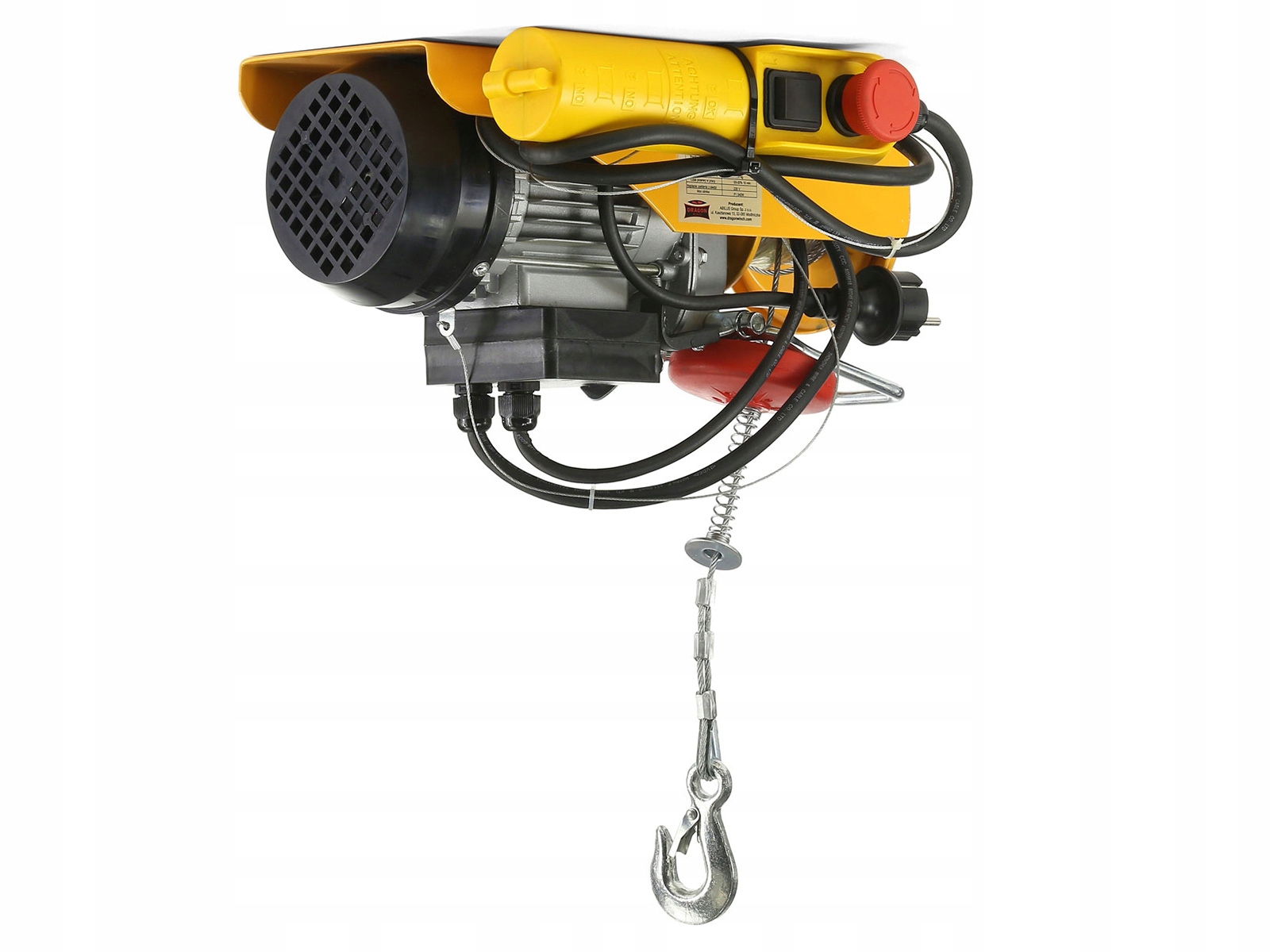 WYCIAGARKA WCIAGARKA ELEKTRYCZNA LINOWA 250kg 230V Weight with packaging 10 kg