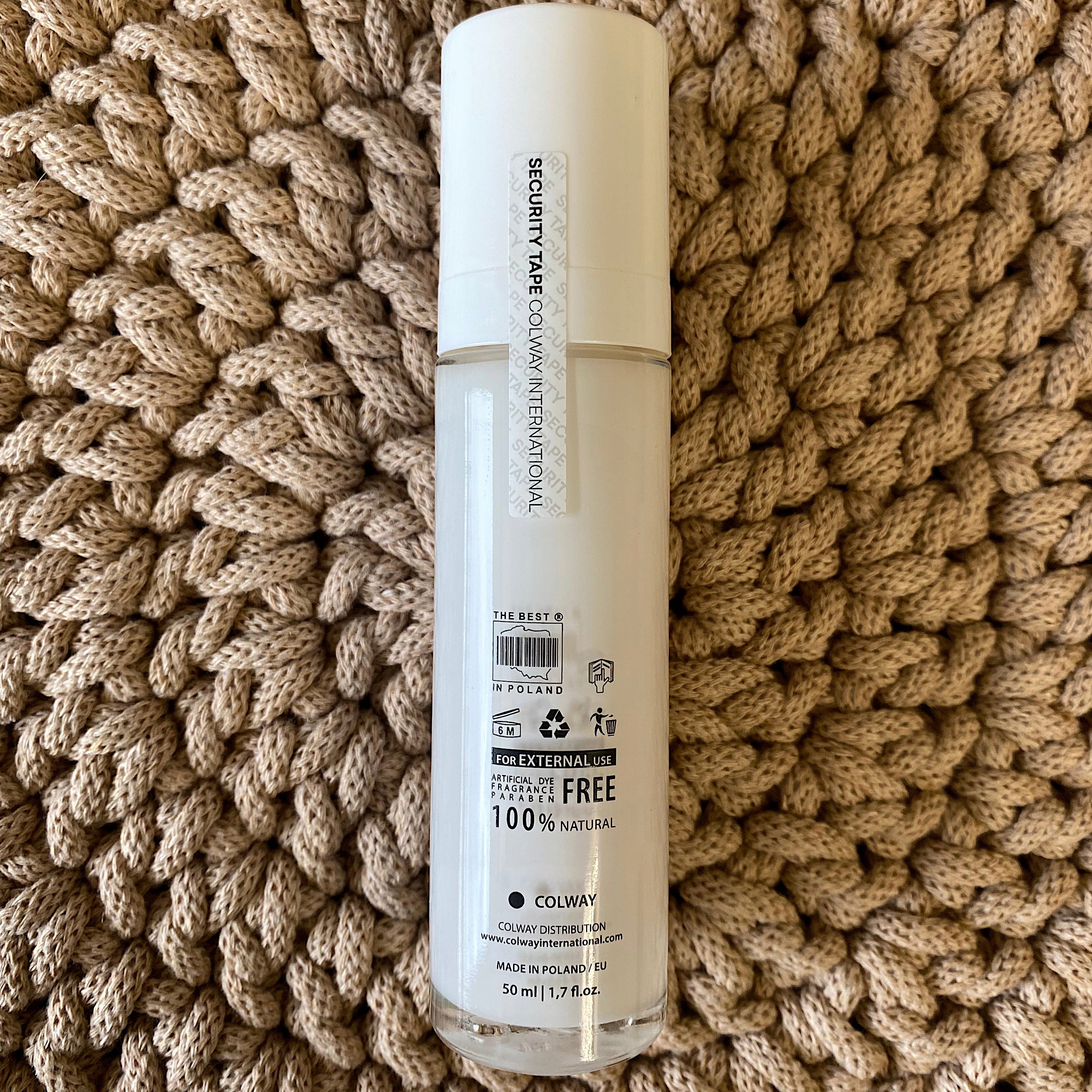 KOLAGEN Natywny DNA Colway 50 ml UELASTYCZNIA, NAPINA i ROZŚWIETLA skórę Opakowanie butelka z pompką