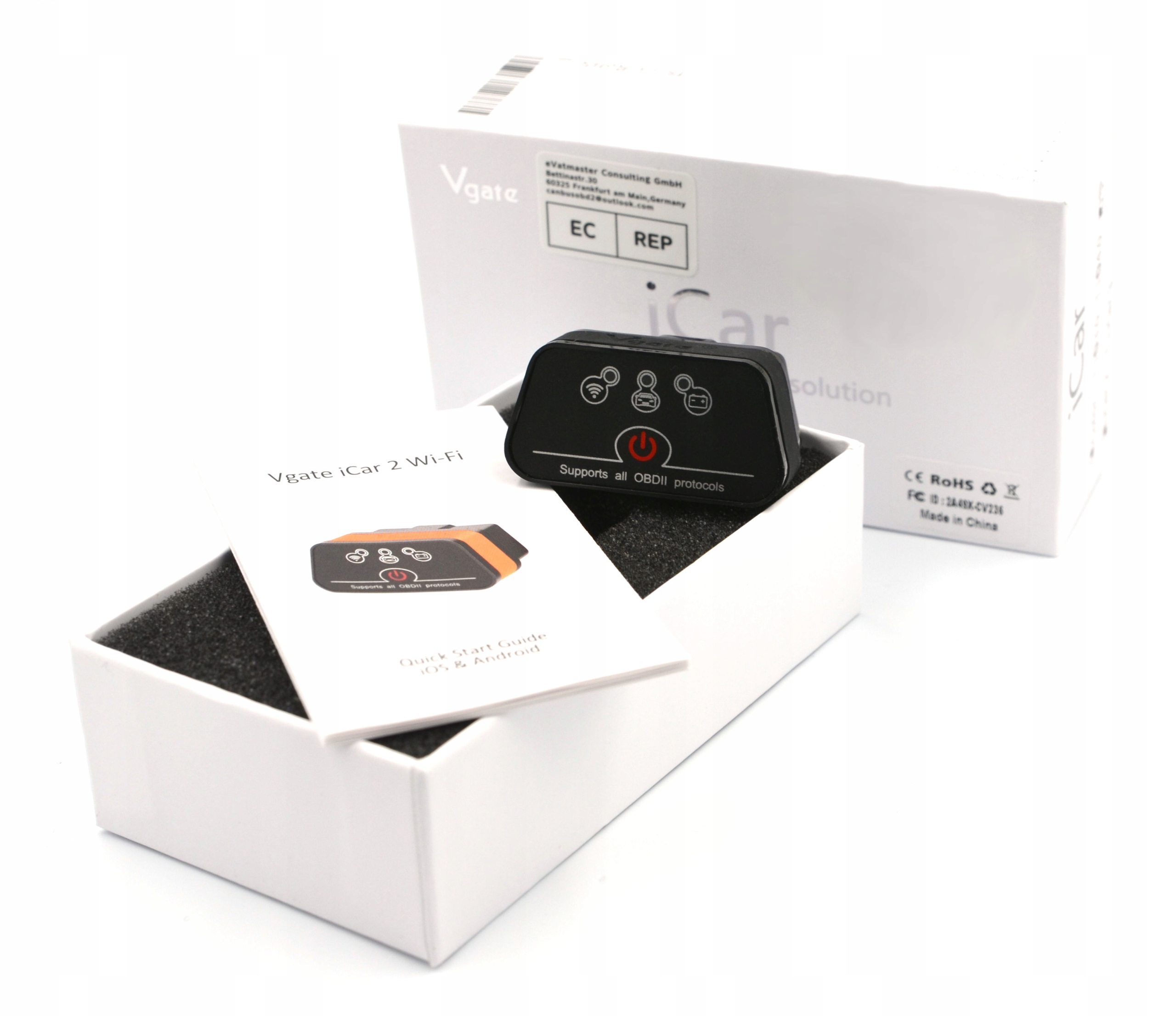 INTERFEJS OBD2 iCar2 NANO VGATE WIFI Marka Vgate