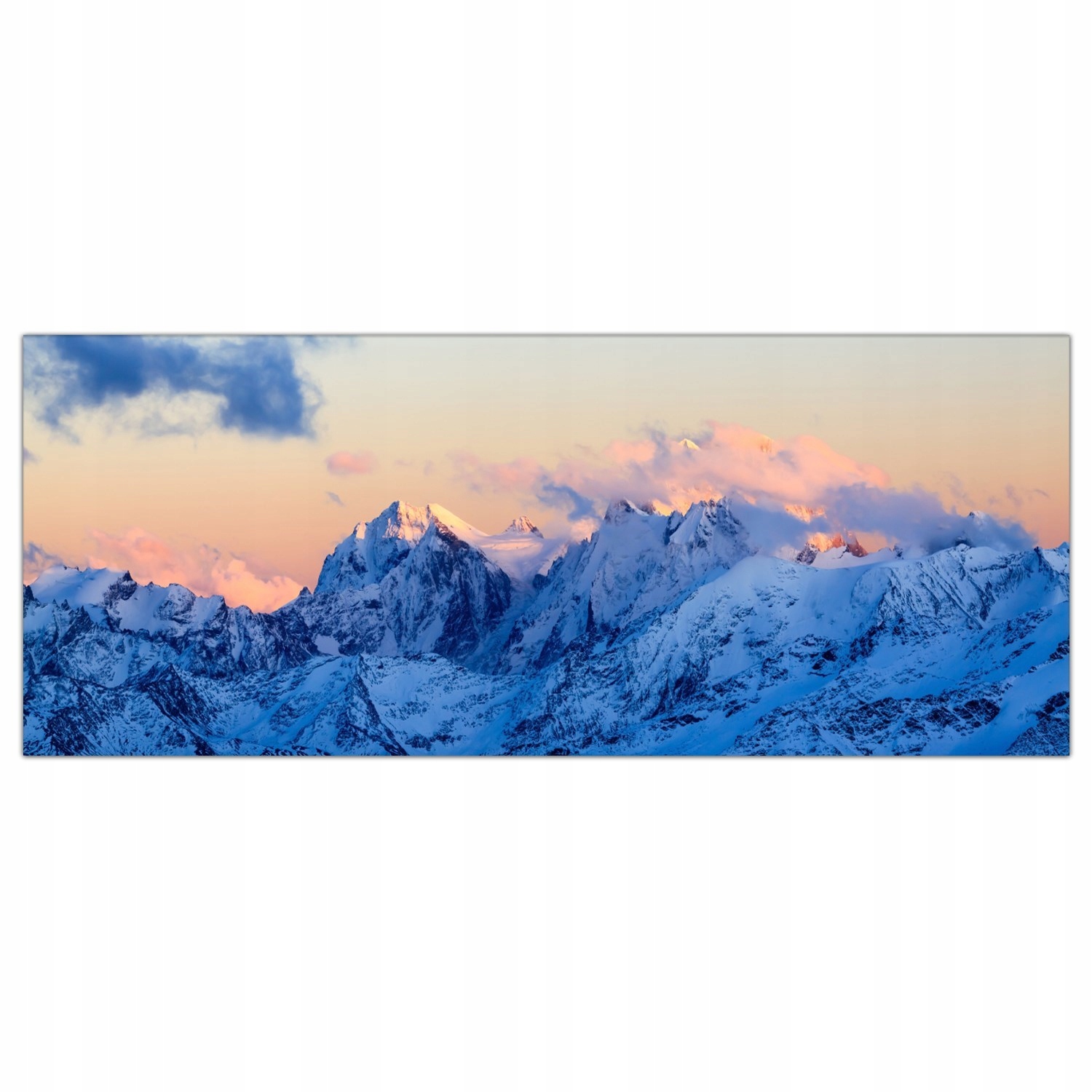 Hory Západ slnka 125x50 Ochranný kuchynský panel
