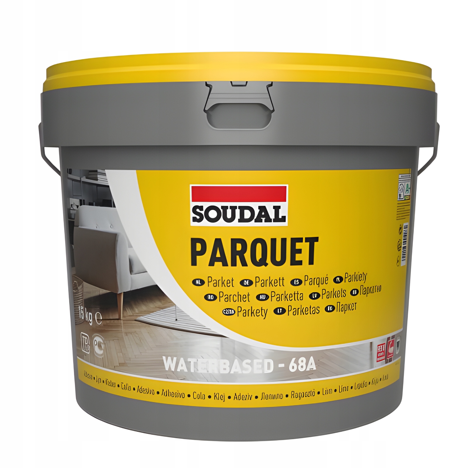Soudal Lepidlo Na Parkety 68A 15 Kg Lepidlo Na Dřevěné Podlahy Na Dřevo