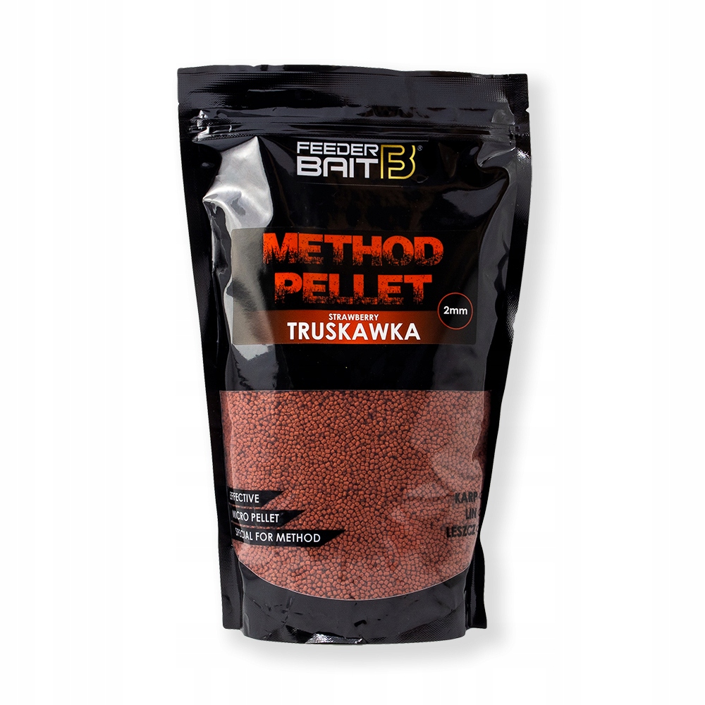 Feeder Bait Method Pellet Truskawka 2mm 800g