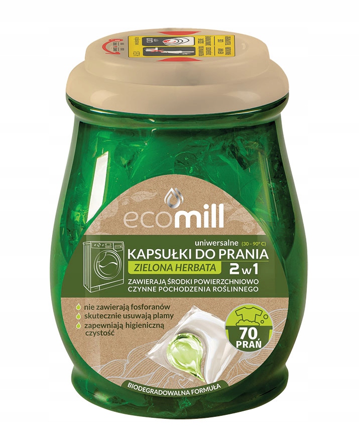 

Kapsułki do prania Ecomill 70 Szt Herbata Ziel Bio