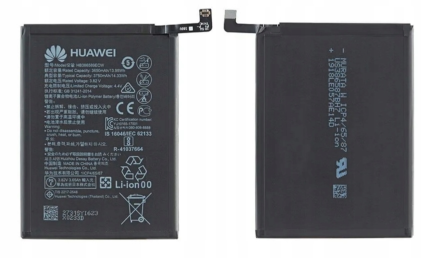 Nowa Oryginalna Bateria HB386589ECW Huawei Mate 20 Lite SNE-LX1, SNE-AL00
