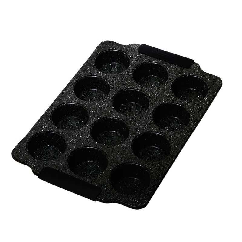 Forma do pieczenia 12 babeczek muffinek stalowa Długość (cm) 38 cm