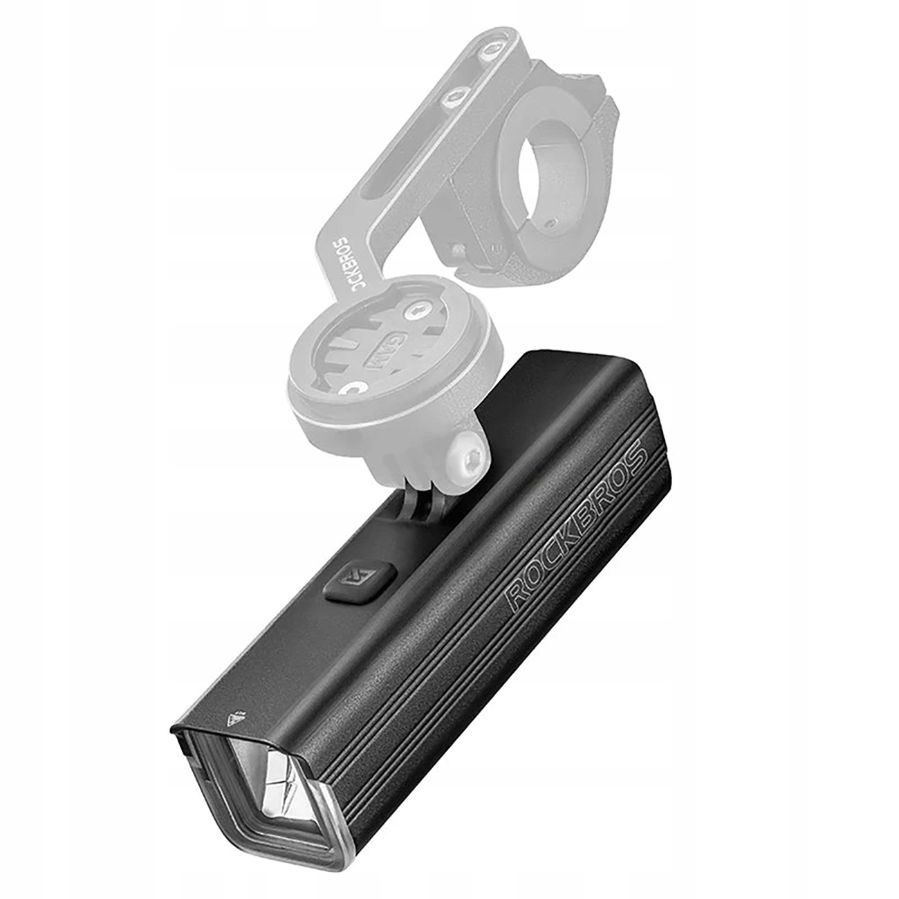 Přední světlo na kolo Rockbros RHL1500 5000 mAh 1500 lm IPX6 černé