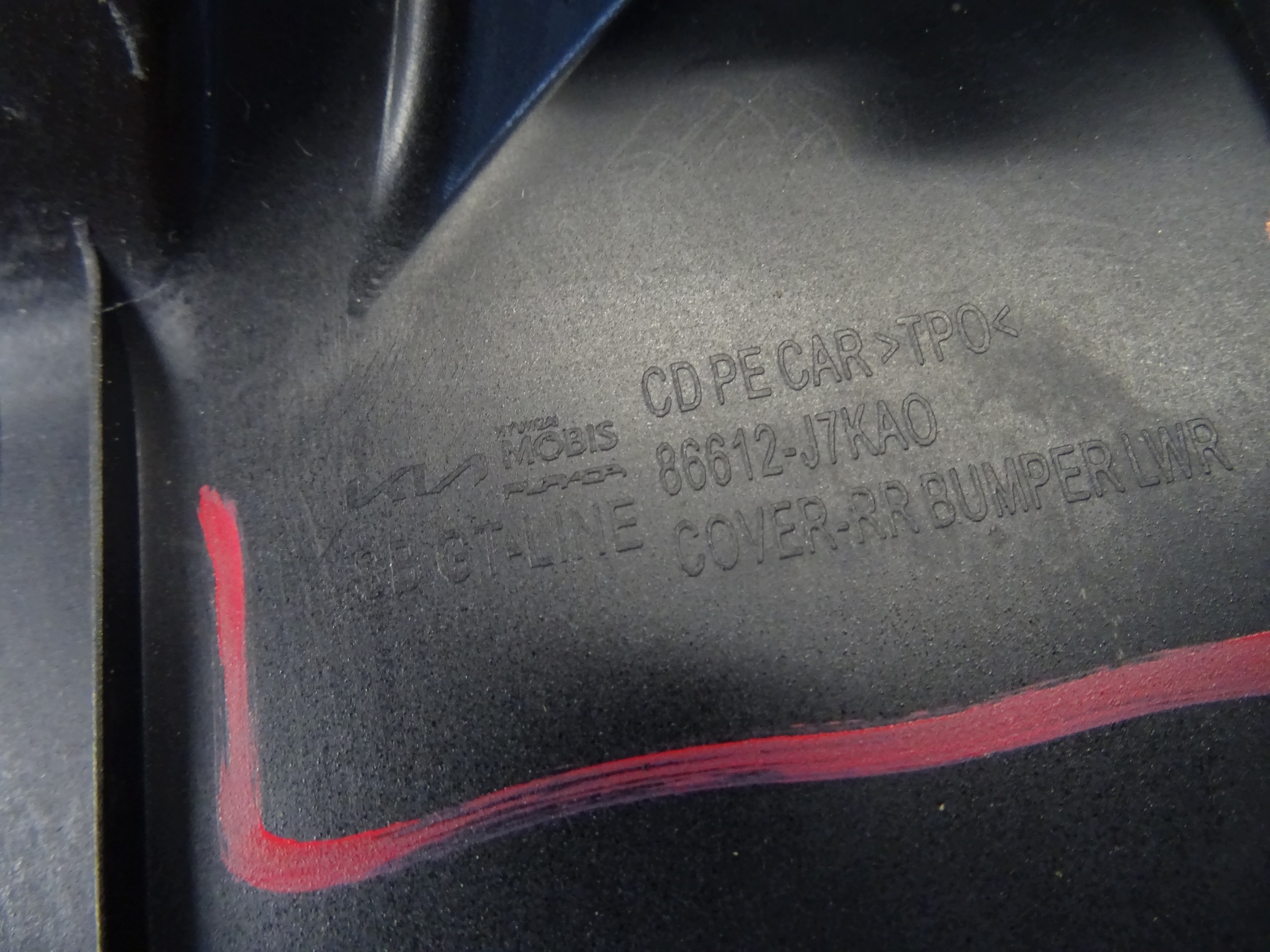 diffusore Paraurti posteriore KIA PROCEED III GT LIFT 86612-J7KAO