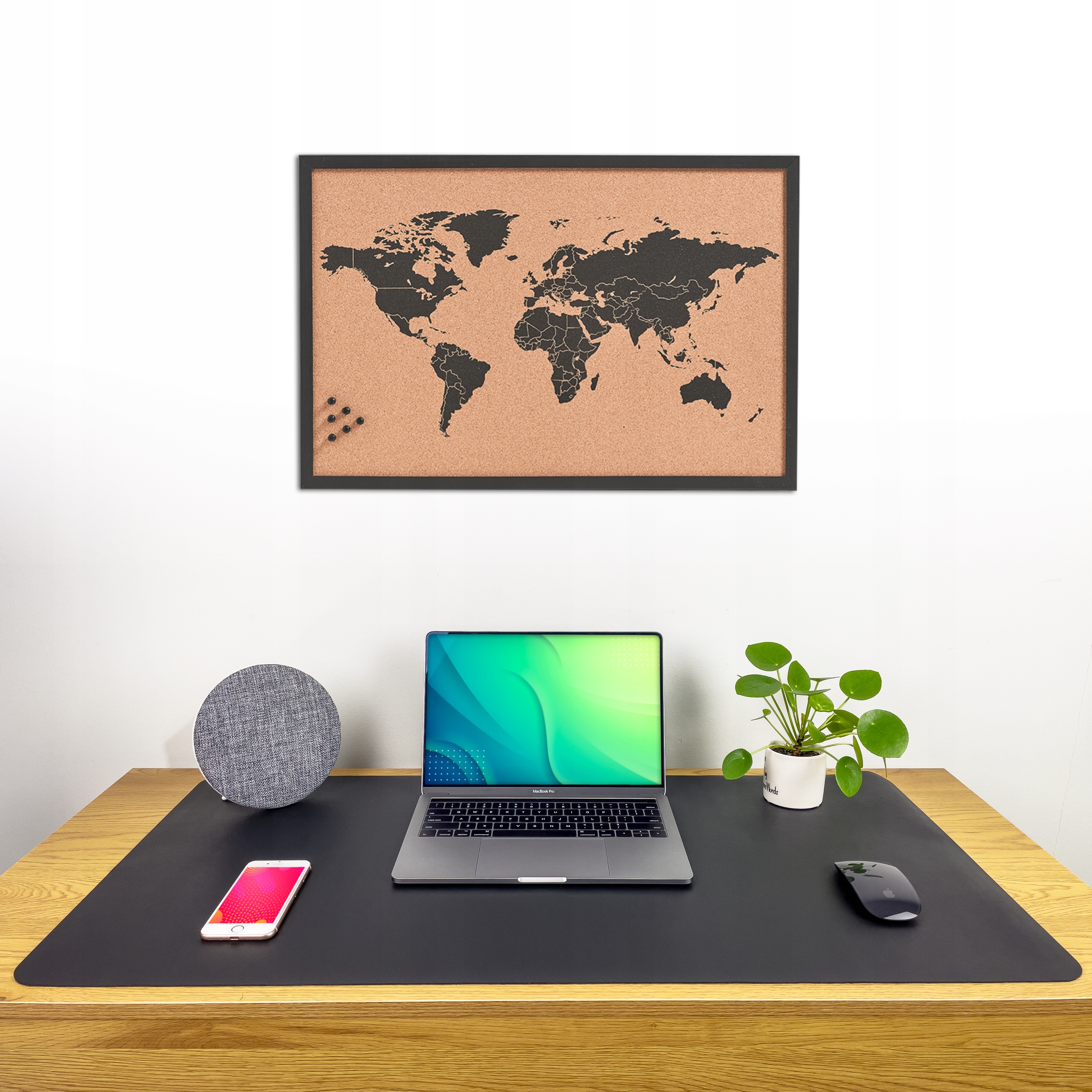 Mata ochronna na biurko DUŻA PODKŁADKA ANTYPOŚLIZGOWA POD MYSZKĘ 90x45 Kod producenta evi_desk_pad_XXL_black1