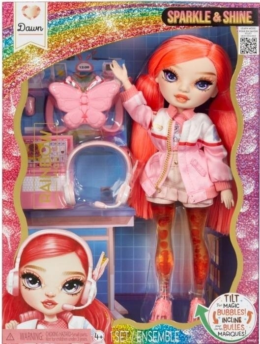 Rainbow High Sparkle&shine Fashion Lalka Dawn Coral