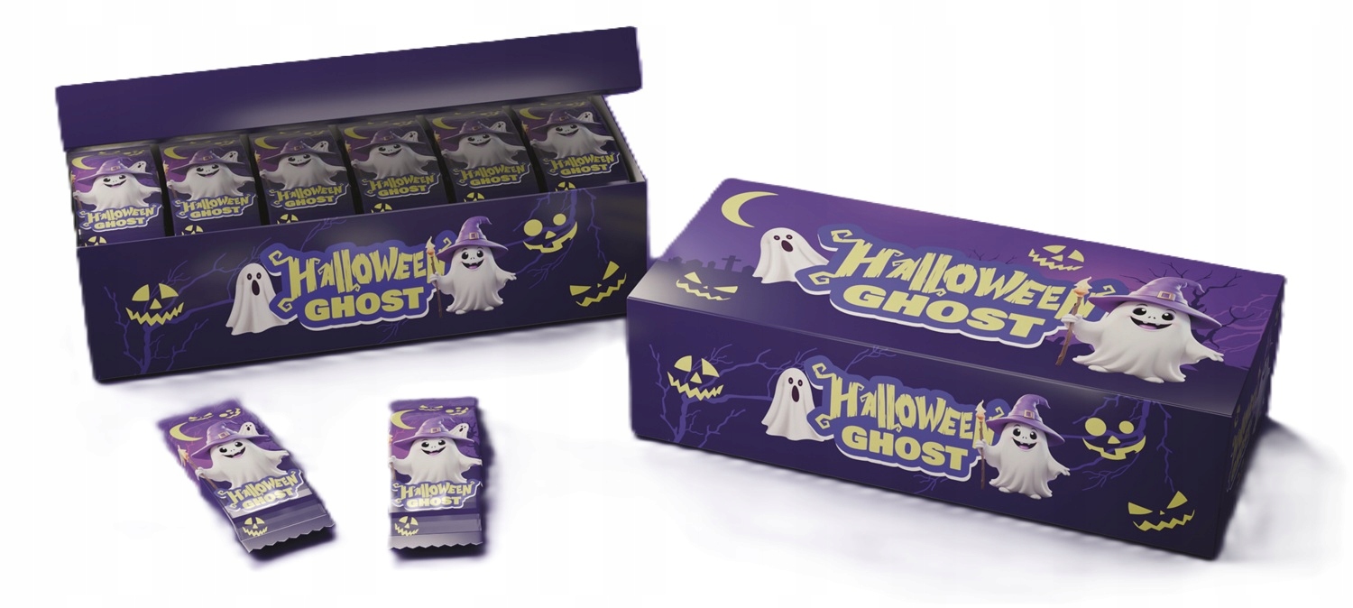 Duszki czekoladowe Halloween Ghost- czekoladki duszki 35*21g Limmes Bis
