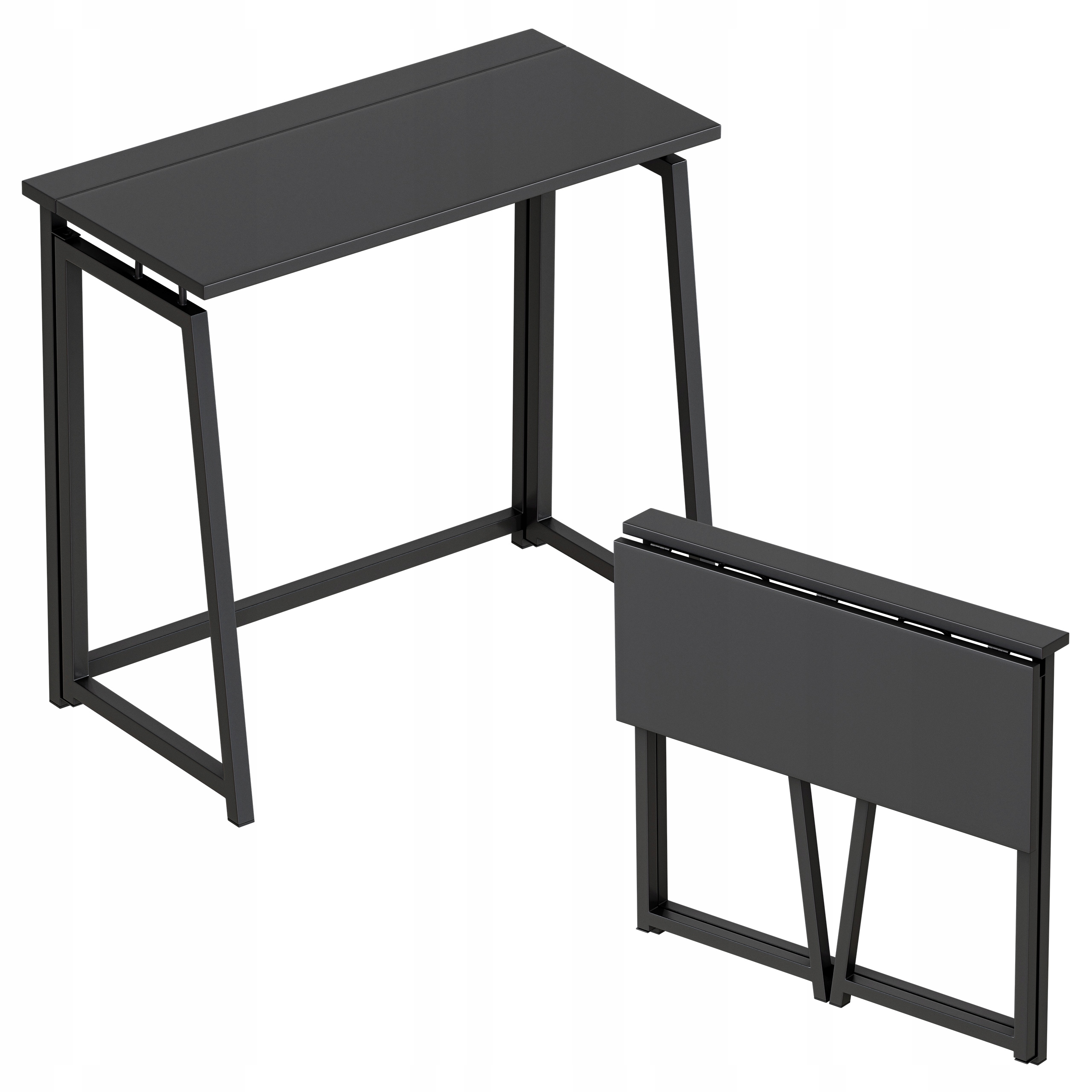 Biurko prostokątny Markadler 80 x 40 x 75 cm czarny