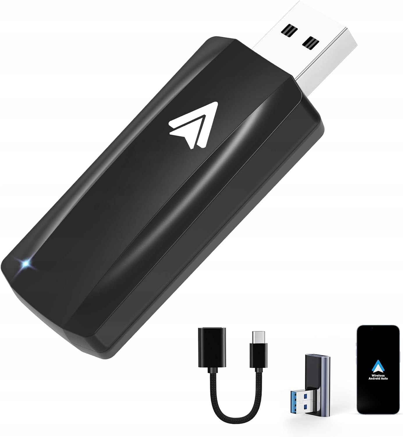 Adaptér Androit Auto bezdrôtový U2A-AIR 5G WiFi Usb čierny