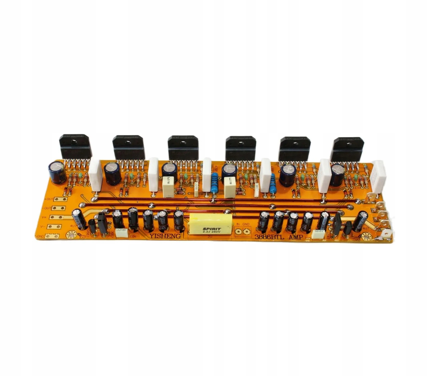 Pcb dla LM3886 w układzie Btl 360W Potrójny Parallel Bridge HiFi Audio