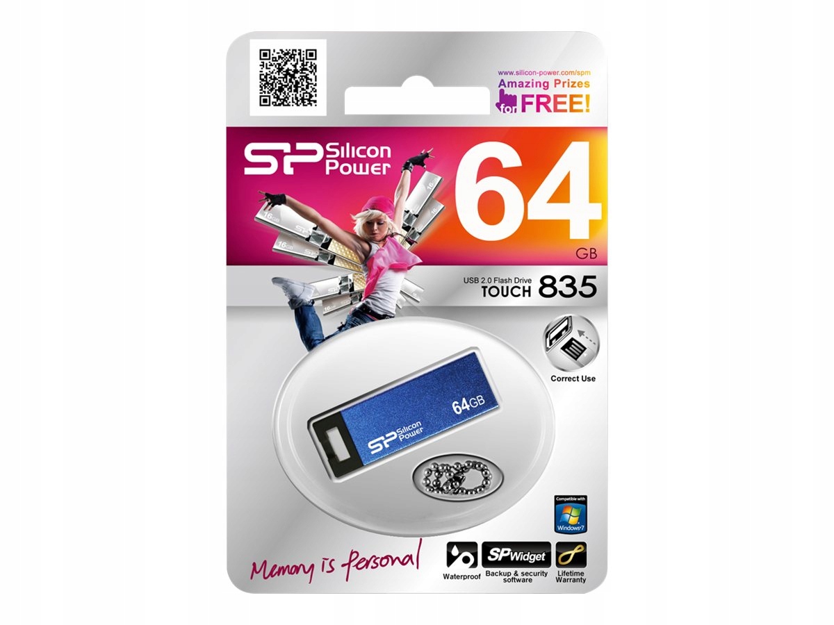 

Pendrive Silicon Power 64GB Usb 2.0 Blue FV23