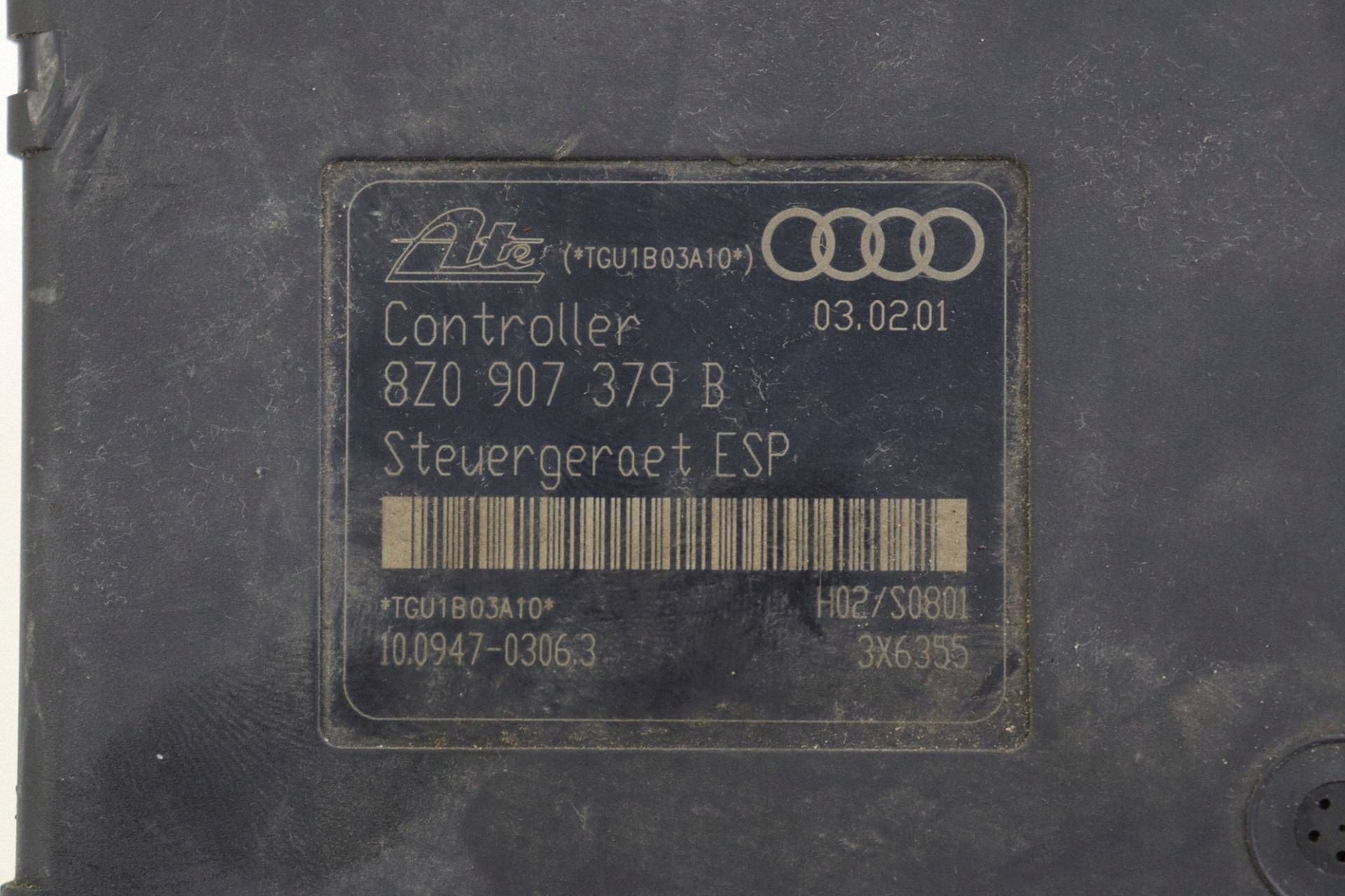 AUDI A2 pump control unit ABS 8Z0614517C 8Z0907379B