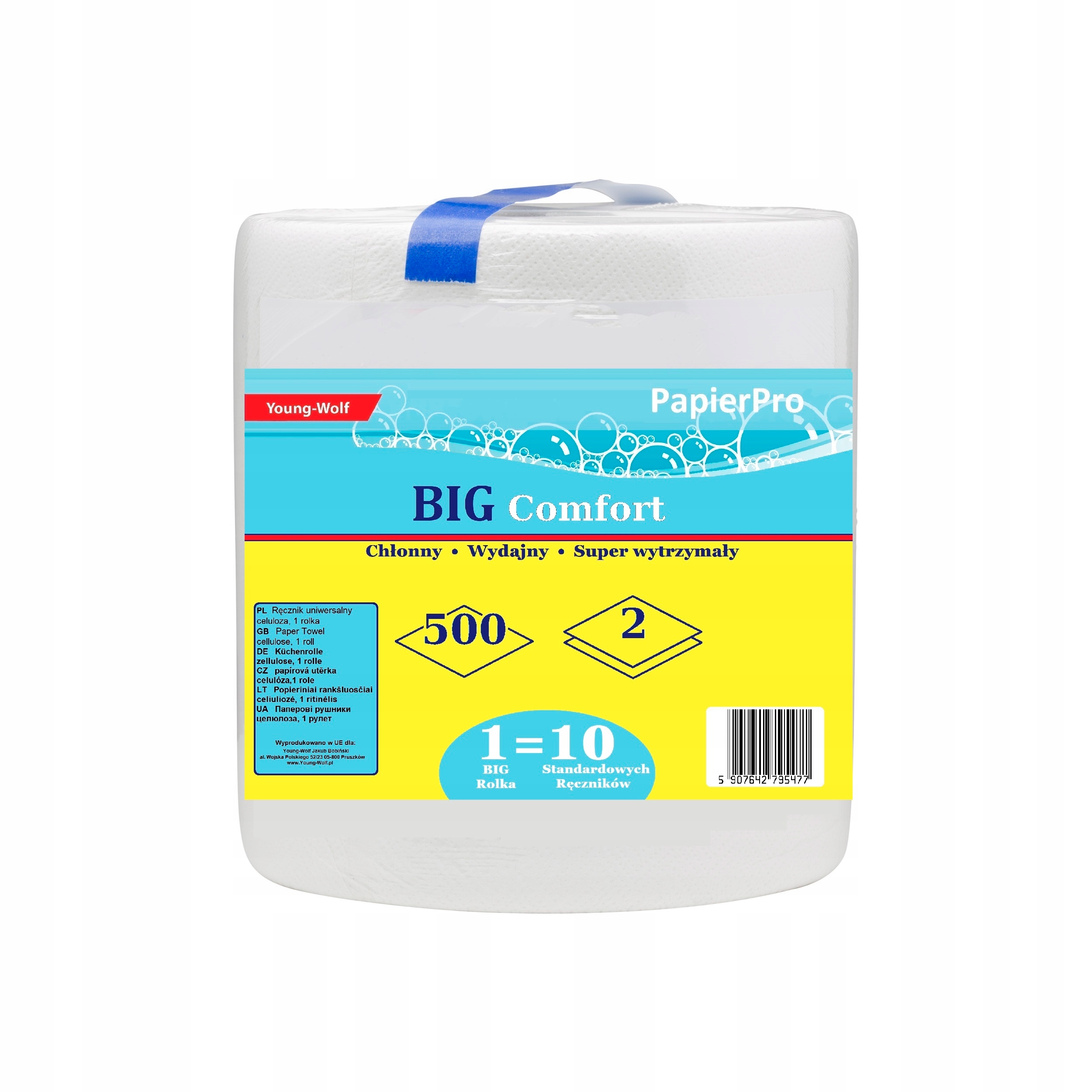 

Ręcznik papierowy kuchenny Big Comfort 500