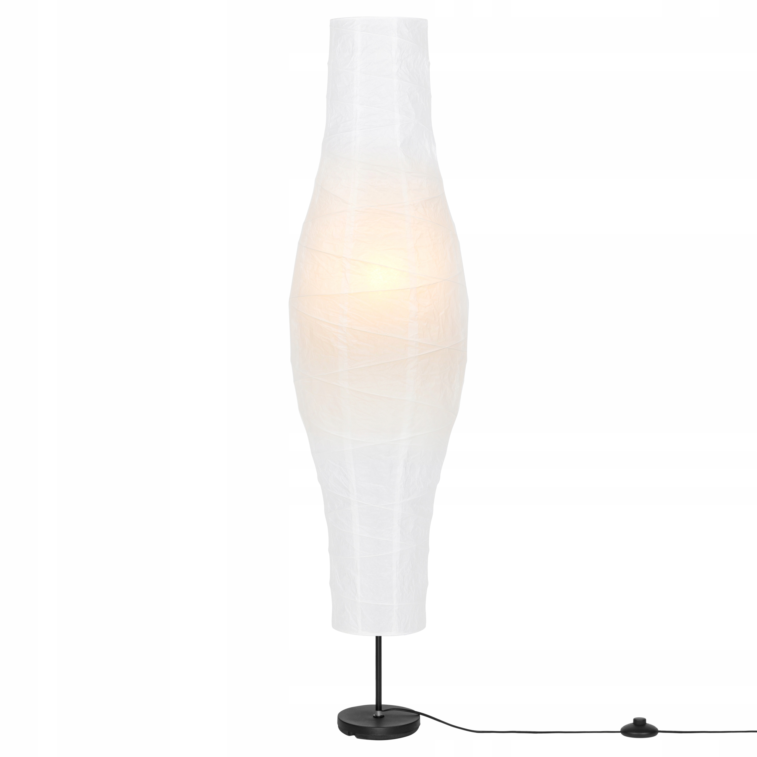 LAMPA PODŁOGOWA STOJĄCA 137CM NOCNA KLOSZ PAPIER