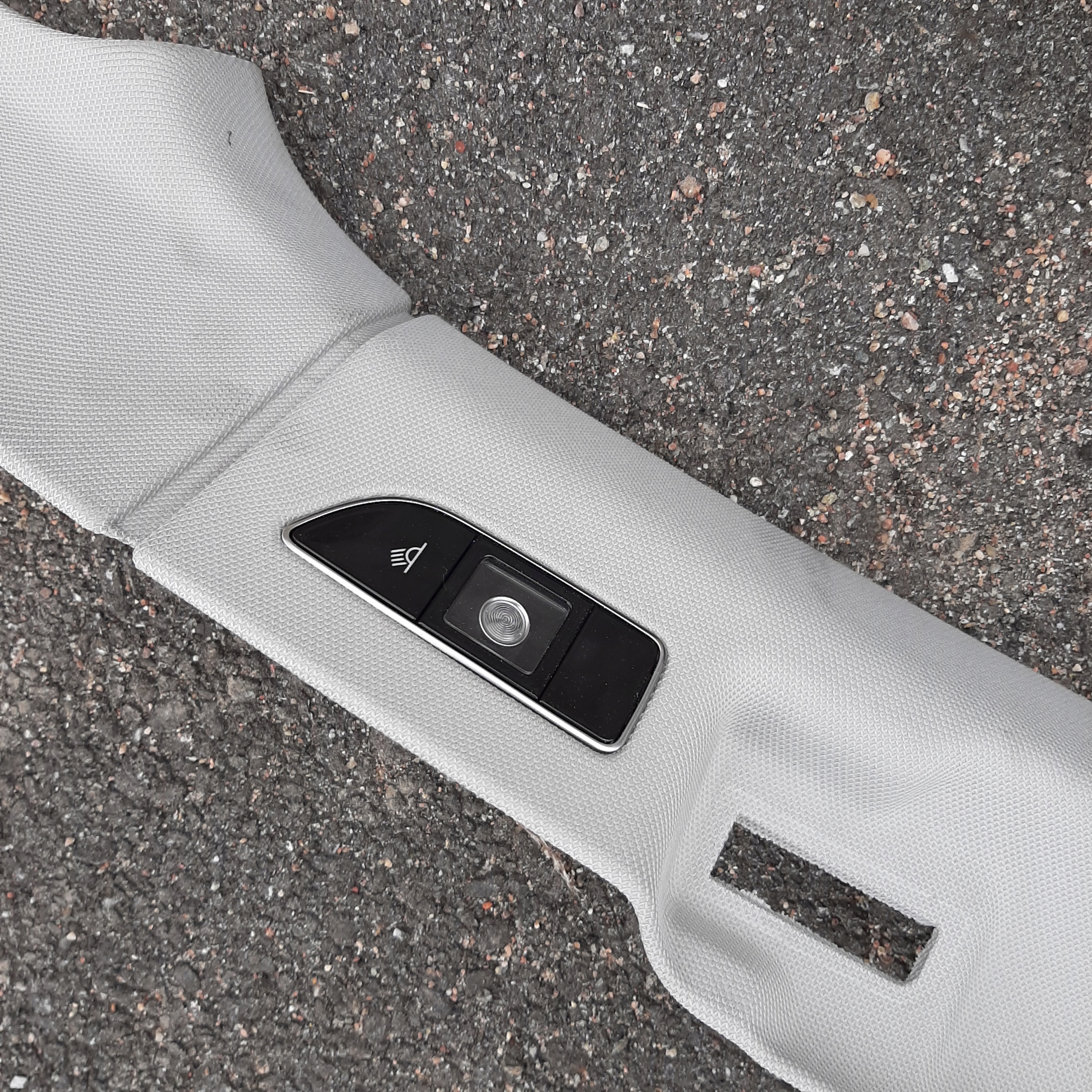 Audi A8 D4 roof upholstery complete grey short., bundle light LED pillars