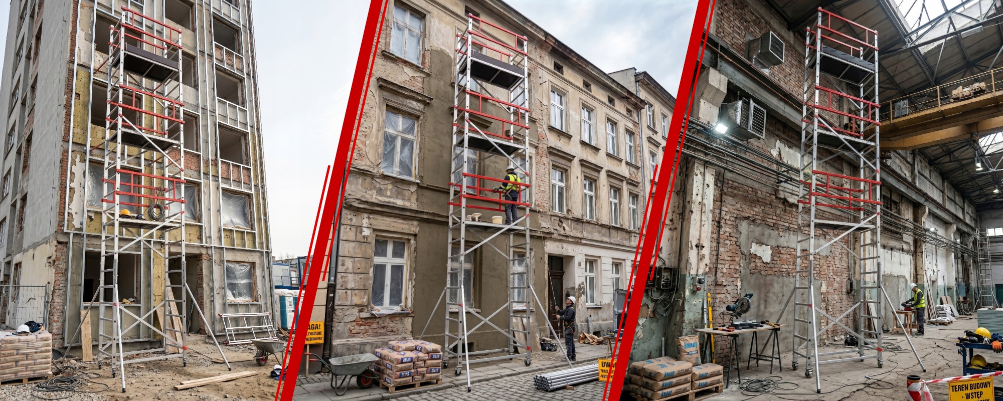 Rusztowanie jezdne GIERRE G-TA2100FL 8,30 m modułowe profesjonalne — 22
