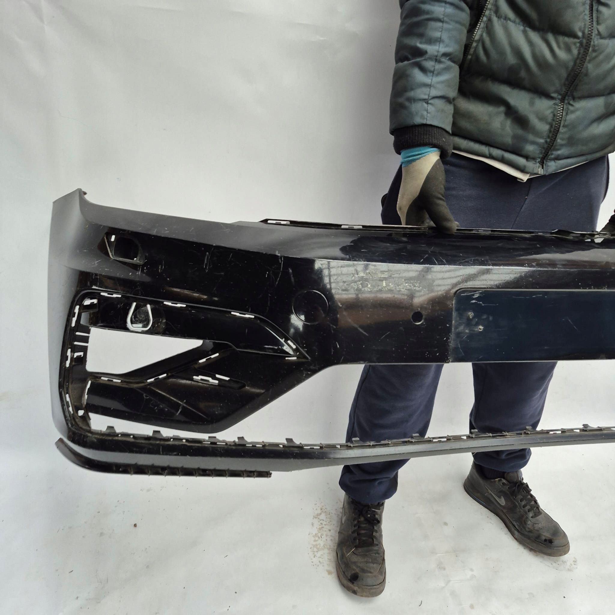 VW TOURAN II 2 R-LINE 15-> bumper front front washer PDC