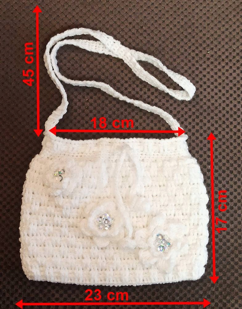 SZYDEŁKOWA TOREBKA DLA DZIEWCZYNKI KOMUNIA Marka bez marki
