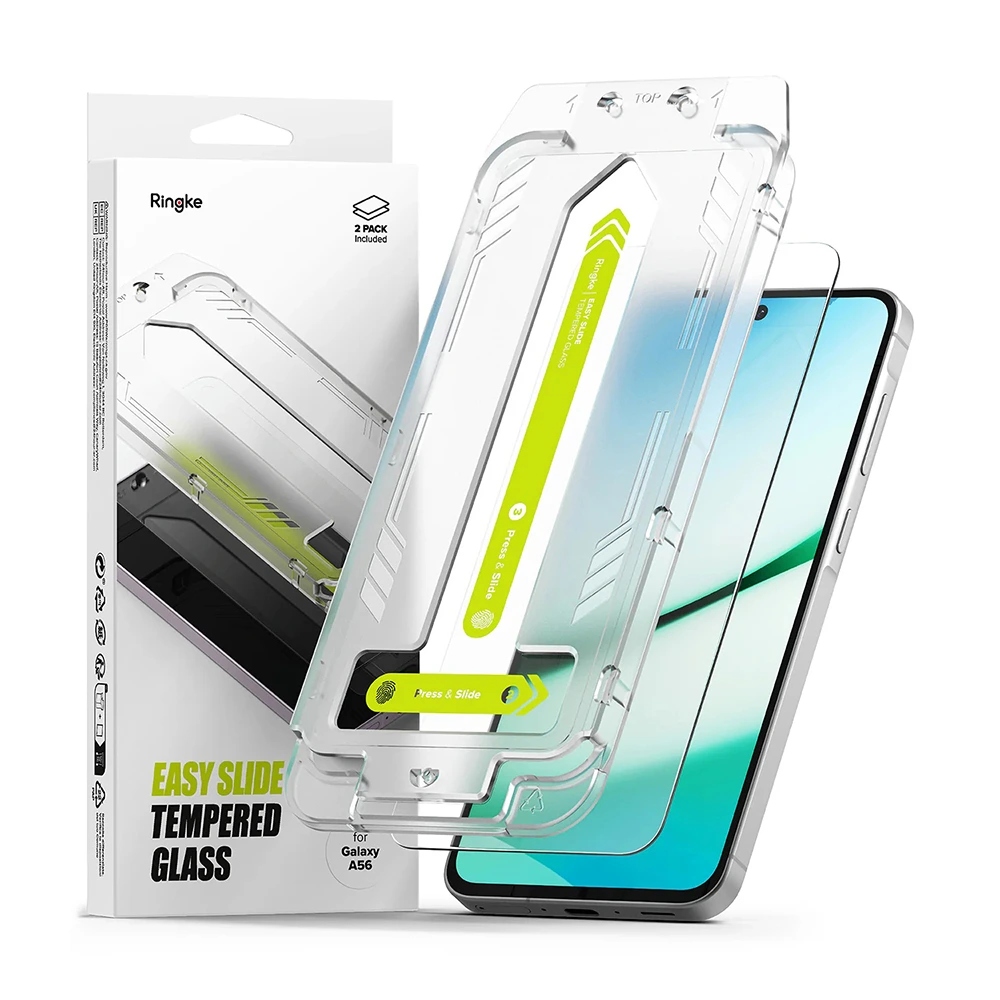 Ringke Slide szkło hartowane (2 szt.) Samsung Galaxy A56 5G przezroczyste
