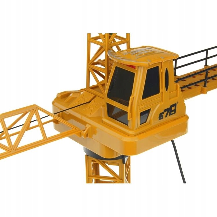 Dźwig Żuraw 130 cm Duży Sterowany Dźwig Pilot RC Efekty świetlne