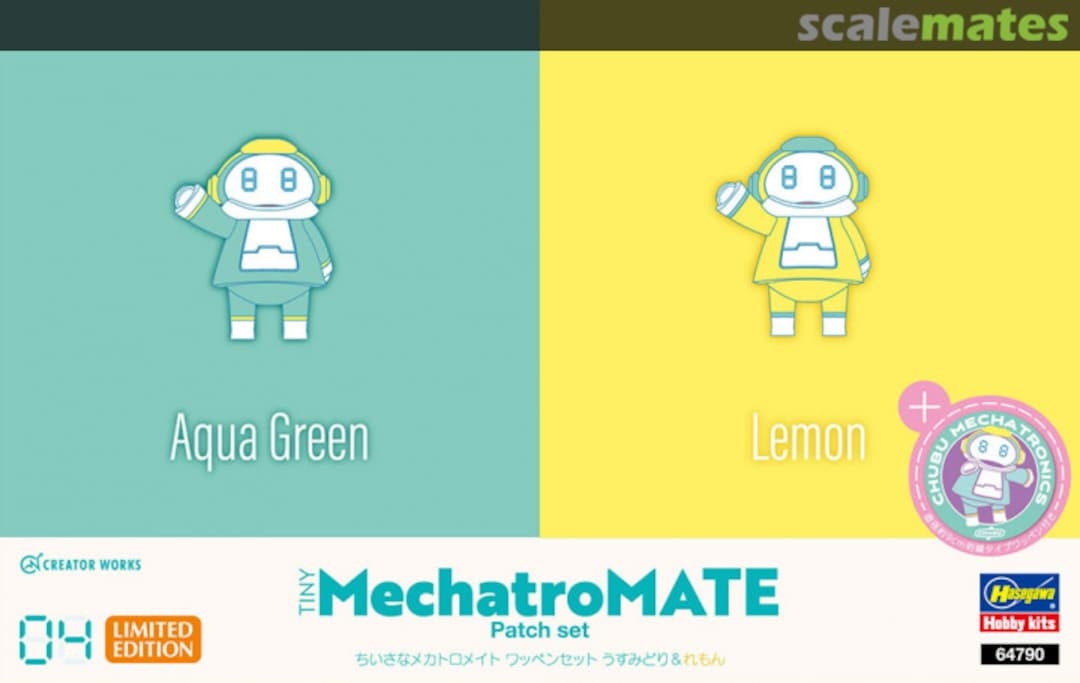 Creator Works Tiny MechatroMate 04 Aqua Green a Lemon Hasegawa 64790