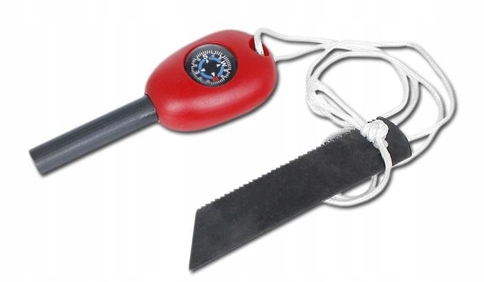 Bcb Krzesiwo survivalowe z kompasem Edc Mini Fireball Flint & Striker