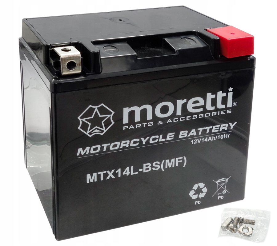 Akumulator Moretti Agm (Gel) MTX14L-BS 12V 14Ah 200A