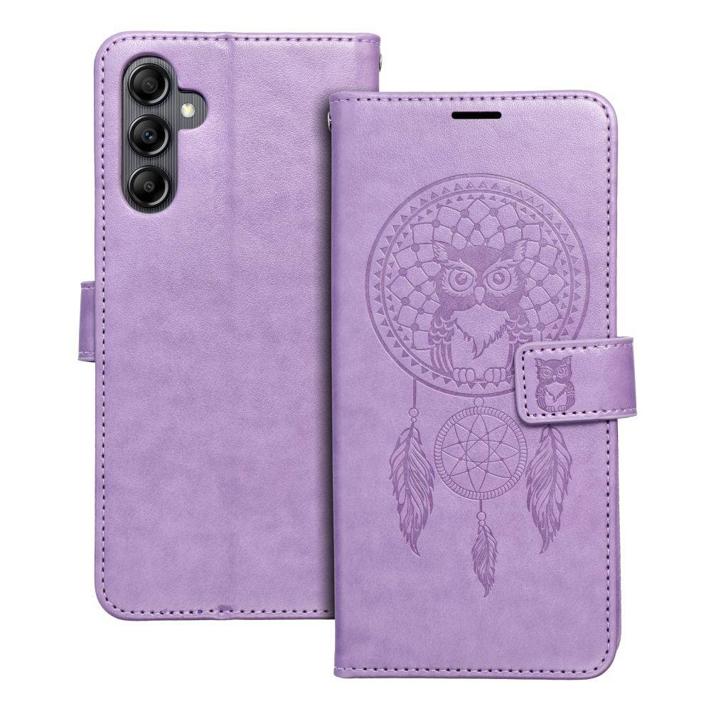 Etui Mezzo Book Do Samsung A14 4G A14 5G Łapacz Snów Fioletowy
