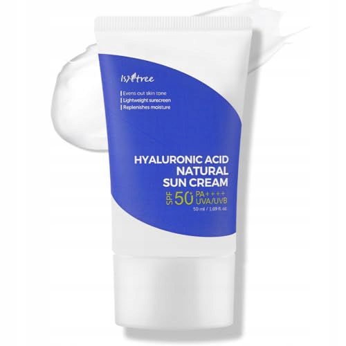 Isntree Přírodní Krém Na Ochranu Před Sluncem S Kyselinou Hyaluronovou Spf 50 Pa++++ 50 ML, 1,69