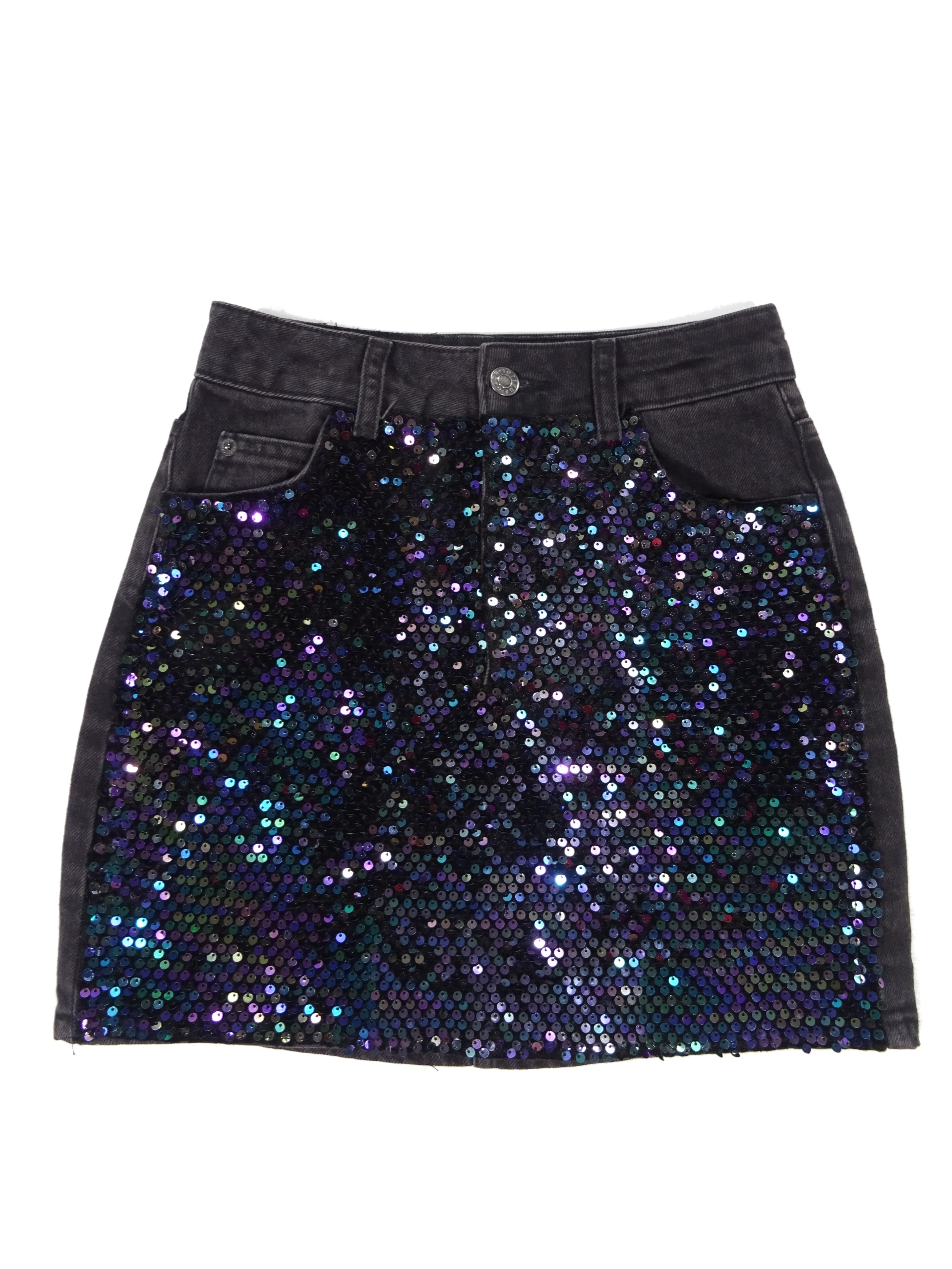 SPÓDNICA TOP SHOP 32/XXS Z CEKINAMI