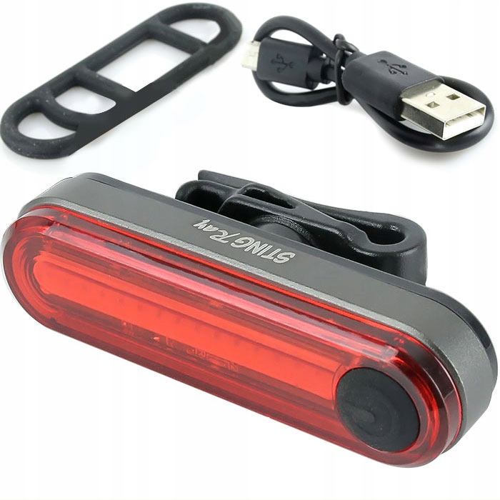 

Lampa Rowerowa Tył Na Rower Tylna Usb 100 Lumenów