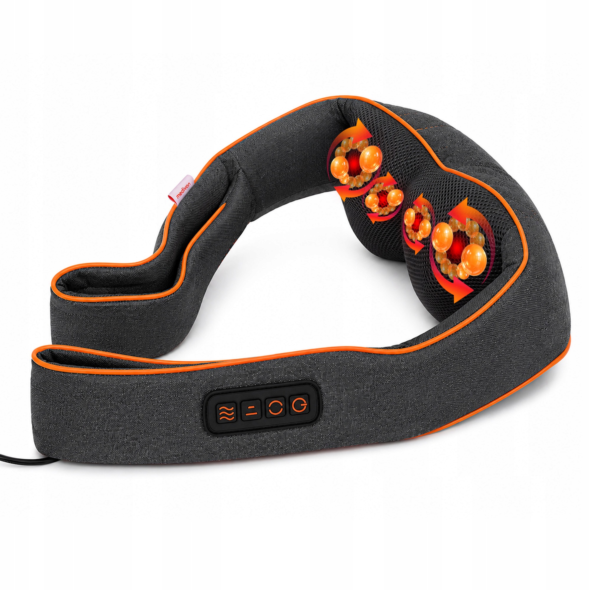 Kołnierz Masujący Shiatsu Masażer Medivon Collar Simple 2 głowice masujące