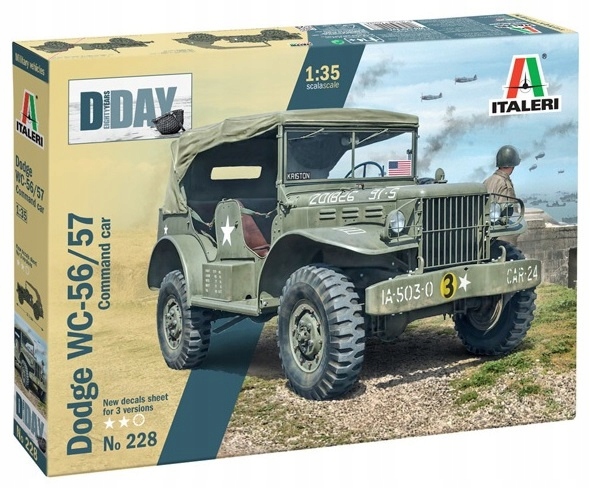 1:35 Velitelský vůz Dodge WC-56/57