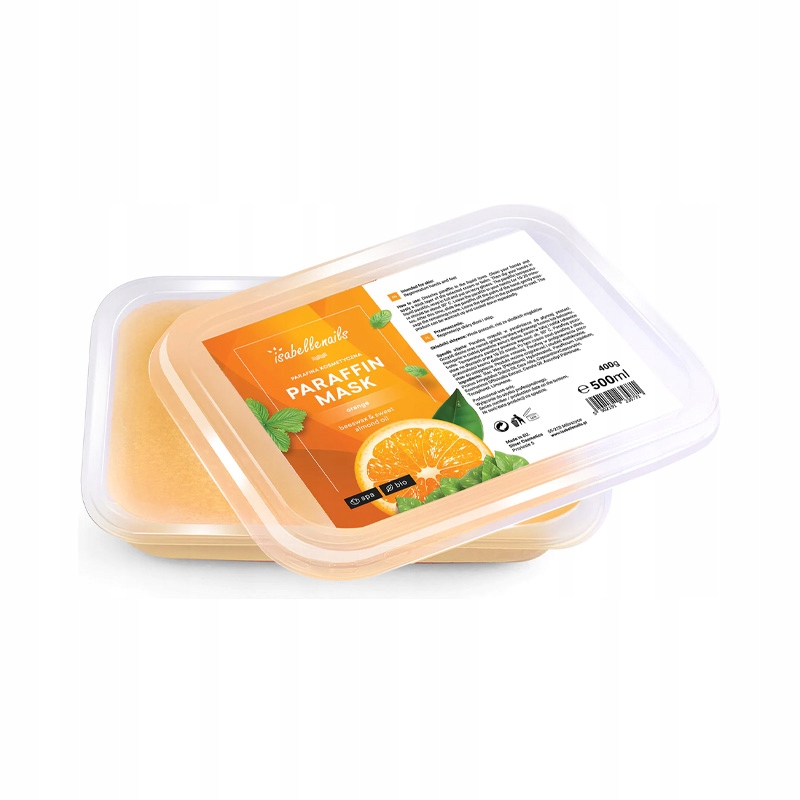 PARAFINA Kosmetyczna do stóp dłoni 500ml Orange