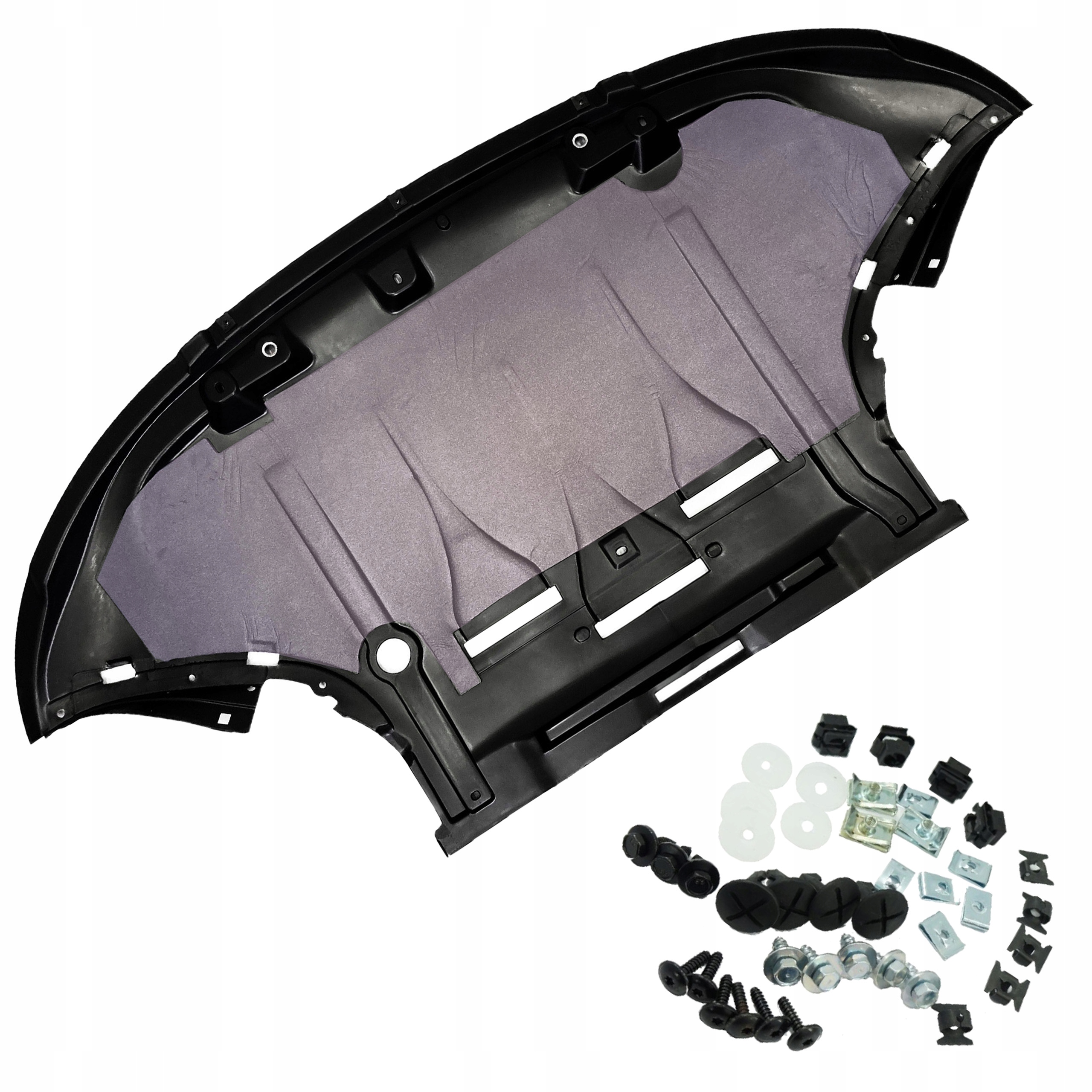 PŁYTA PAMPERS SILNIKA ŚRUBY KOMPLET MONTAŻOWY AUDI A6 C6 2004-2011 ZESTAW