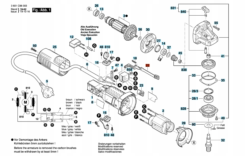 BOSCH GWS 9-125 SPRĘŻYNA DOCISKOWA ORYGINAŁ Rodzaj sprężyna