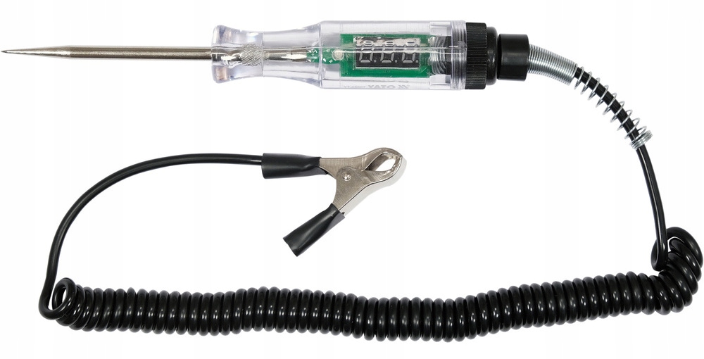 YATO SAMOCHODOWY PRÓBNIK TESTER NAPIĘCIA 3V - 48V Z WYŚWIETLACZEM LCD Marka Yato