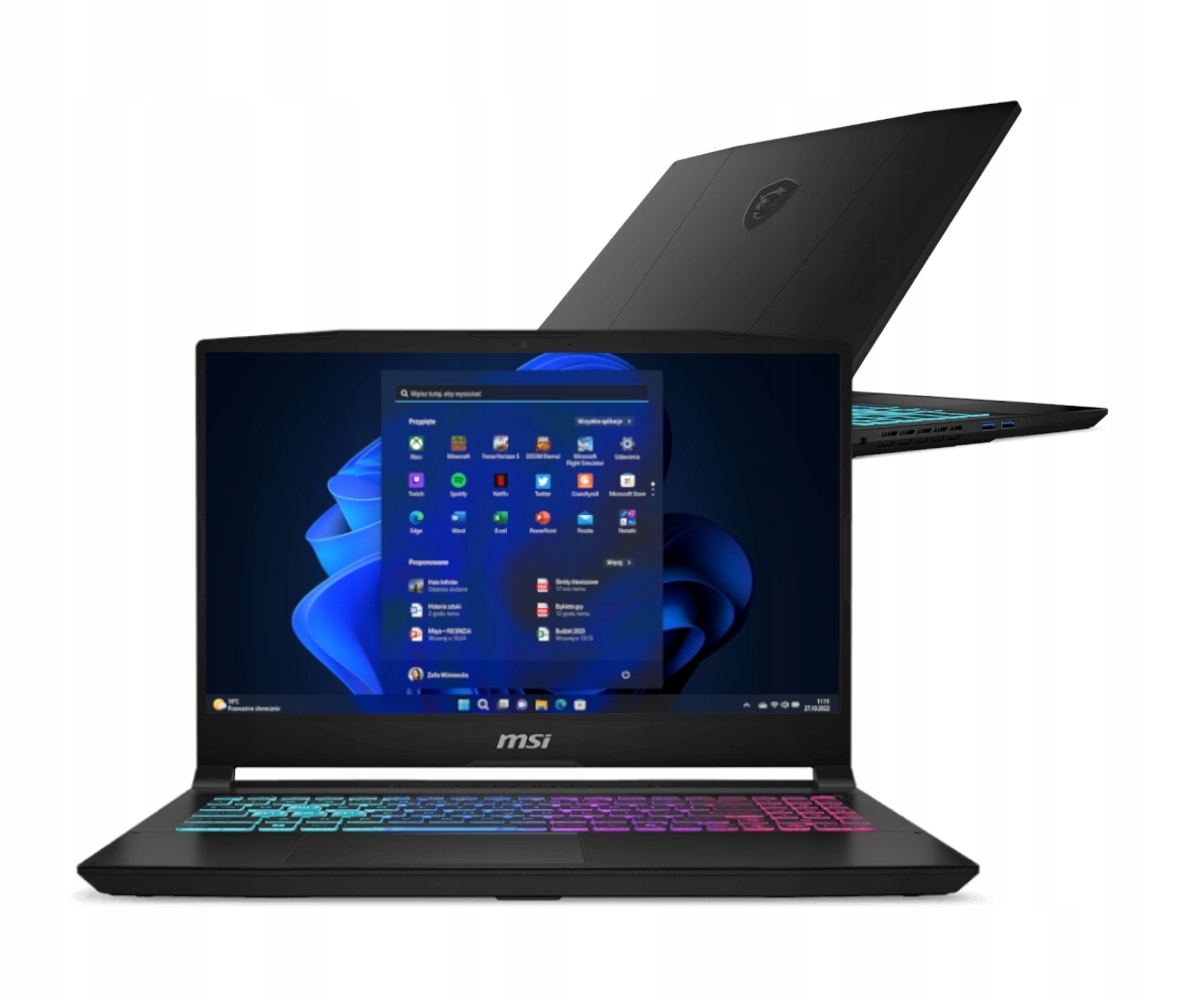 Laptop gamingowy Msi Katana 15 Hx B14W i7 16GB Ssd 1TB RTX5070 144 Hz W11X