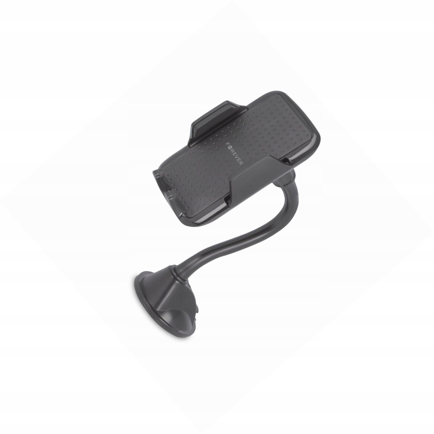 Uchwyt na telefon do samochodu na szybę z długim pałąkiem