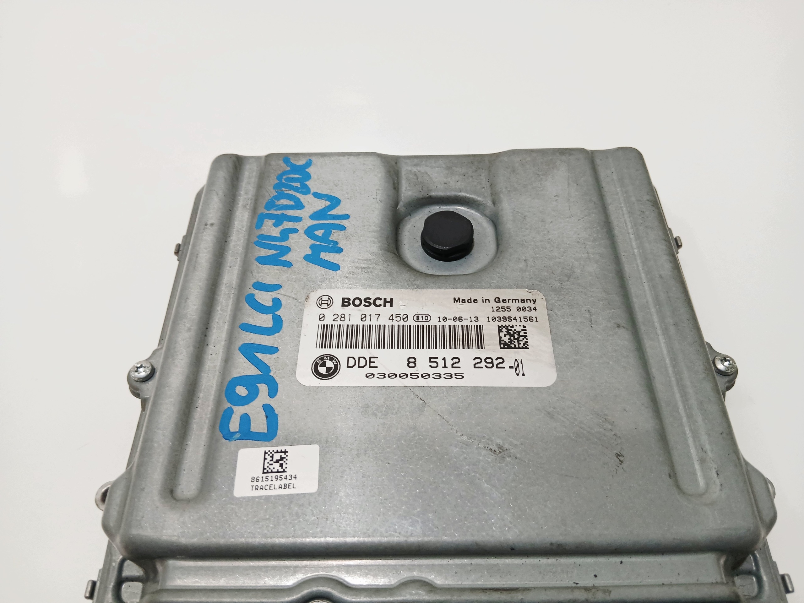 computer control unit of the engine BMW E90 E91 LCI N47 MANUAL 8512292