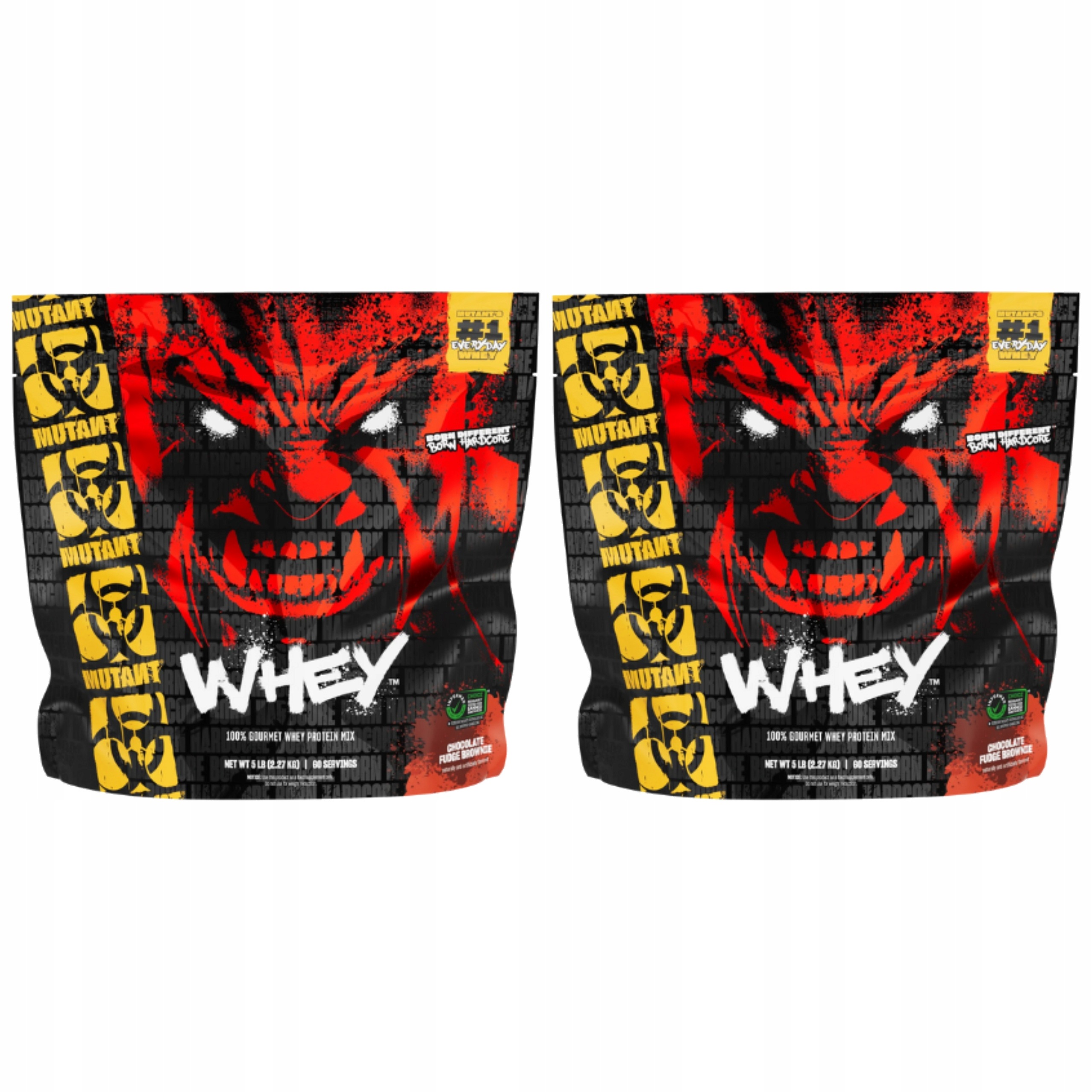 2x Syrovátkový protein 4 druhy 22 g Bcaa hydrolyzát Mutant Whey