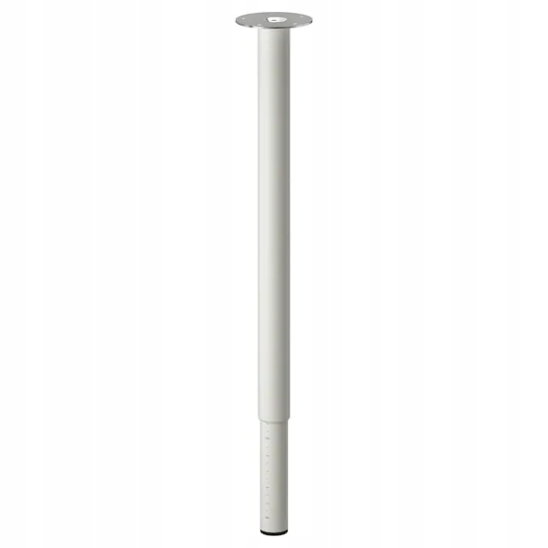 

Ikea Olov Noga do blatu regulowana 60-90cm Biała